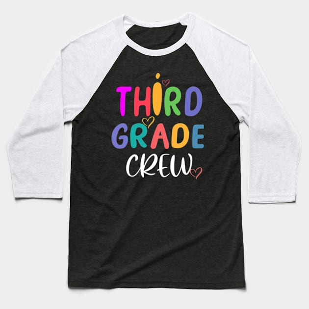 third grade crew Baseball T-Shirt by credittee